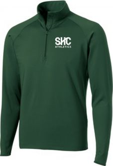 Unisex Sport-Wick Stretch 1/2-Zip Pullover, Forest Green